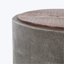 Houston Crosby Side Table Charcoal