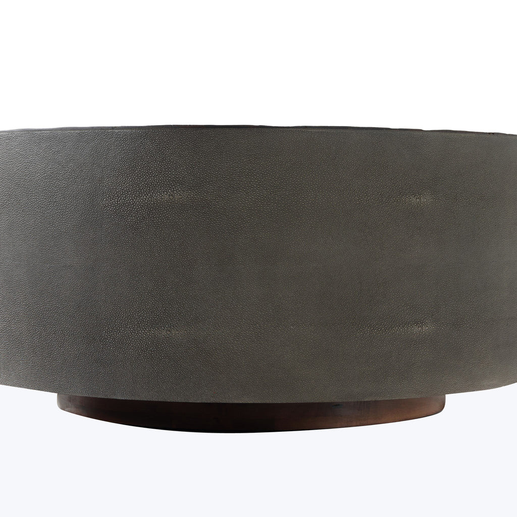 Houston Crosby Round Coffee Table Charcoal