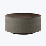 Houston Crosby Round Coffee Table Charcoal