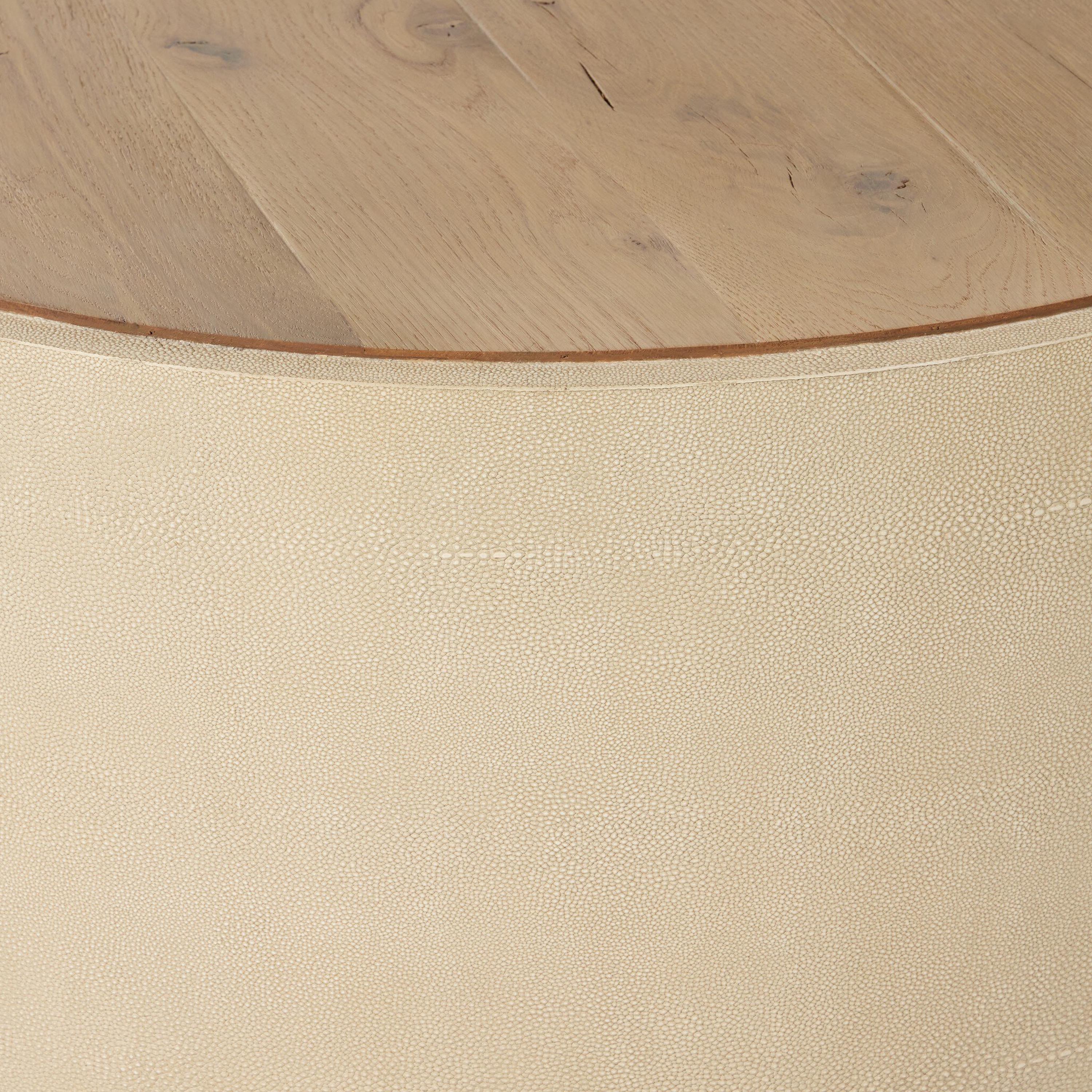 Houston Crosby Round Coffee Table Cream