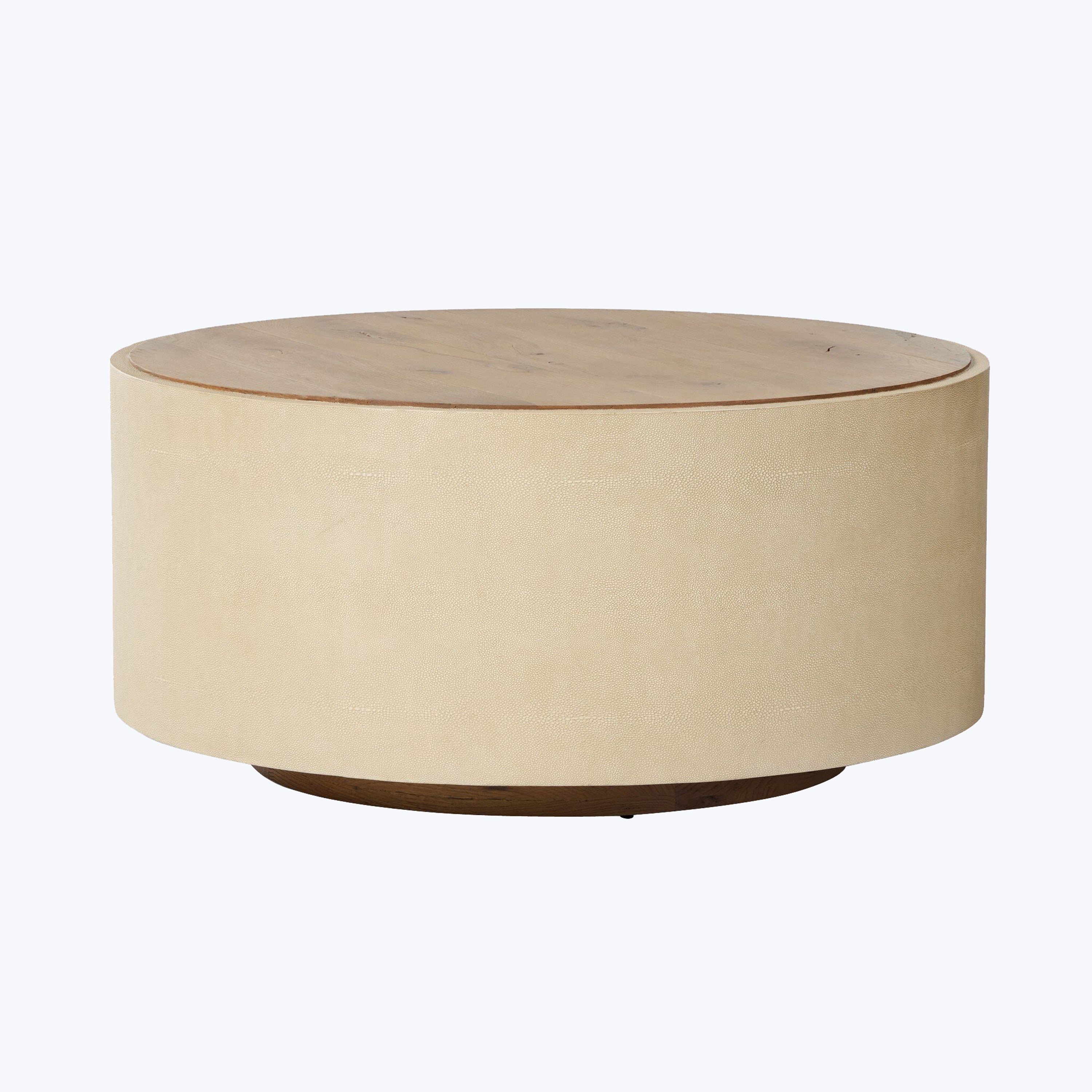 Houston Crosby Round Coffee Table Cream