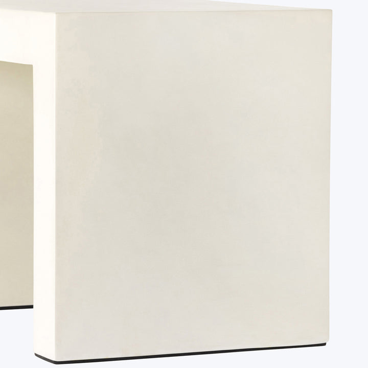 Houston Indoor | Outdoor Parish End Table White