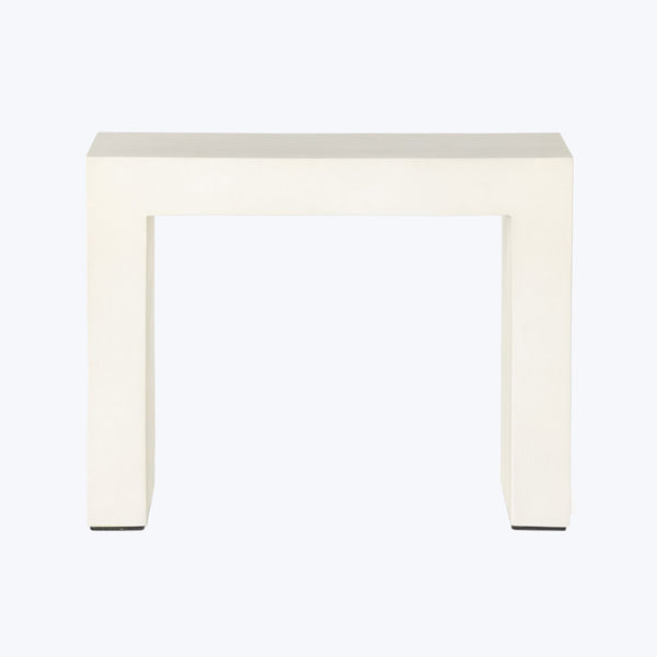 Houston Indoor | Outdoor Parish End Table White