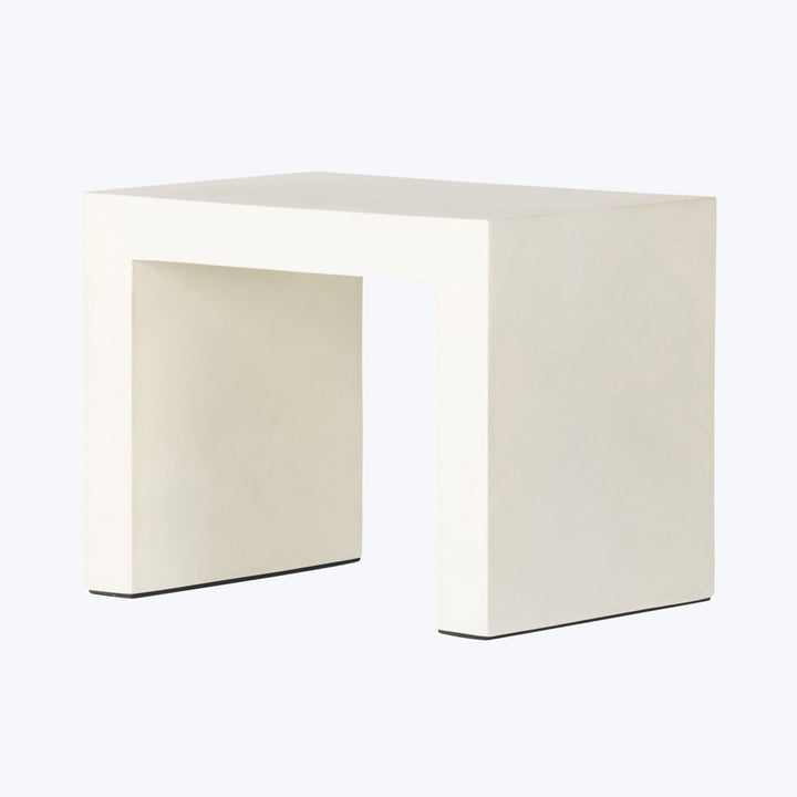 Houston Indoor | Outdoor Parish End Table White