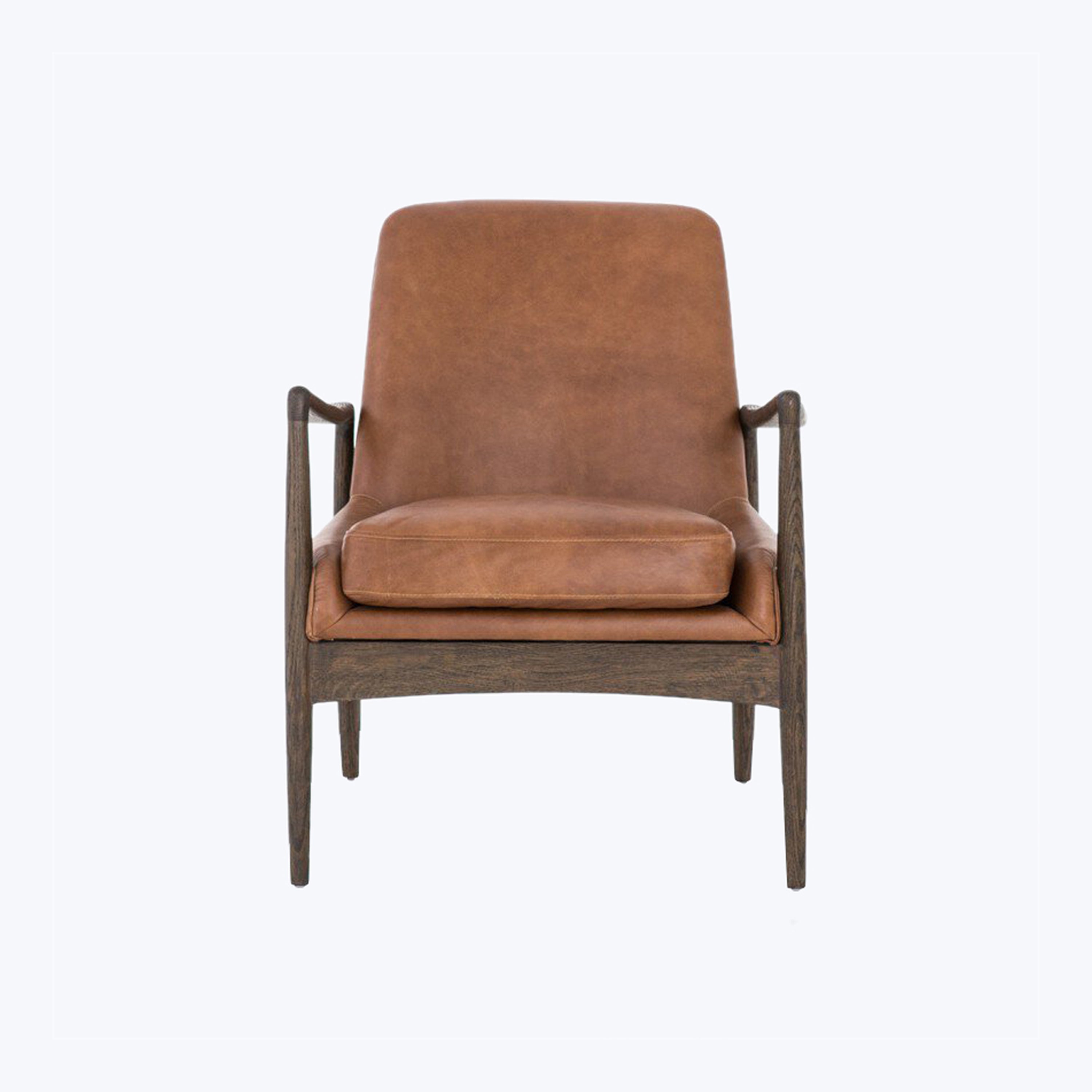 Houston Braden Leather Chair Brandy