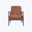 Houston Braden Leather Chair Brandy