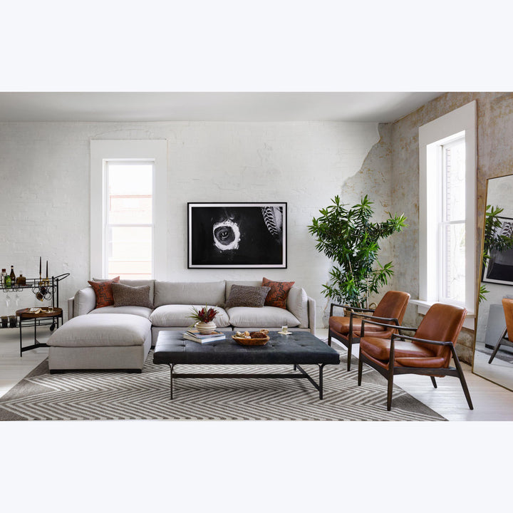 Houston Braden Leather Chair Brandy