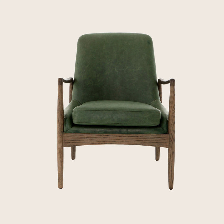 Houston Braden Leather Chair Sage