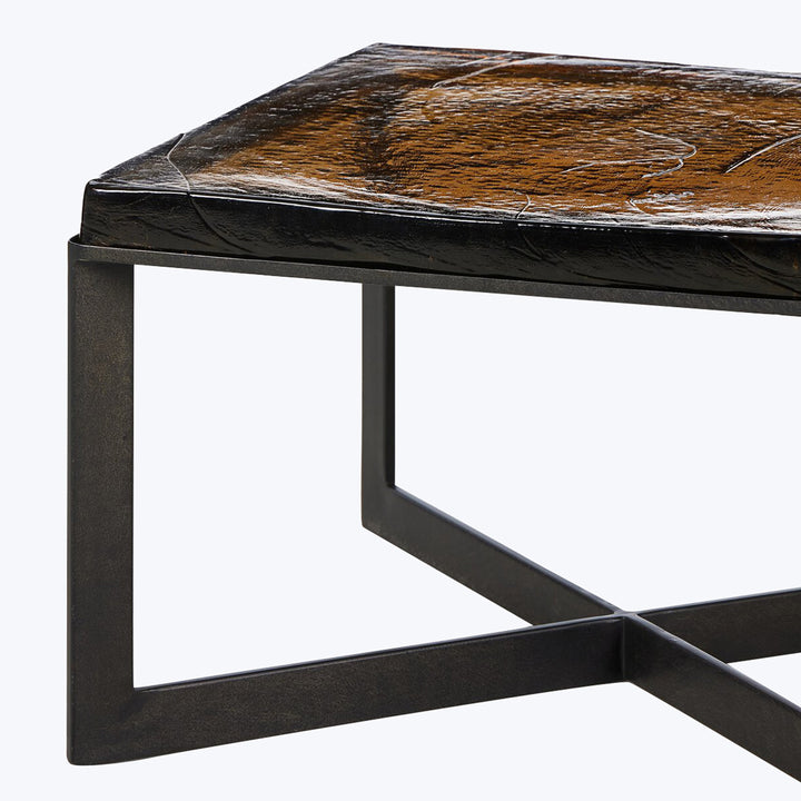 Houston Lennie Cast Glass Coffee Table