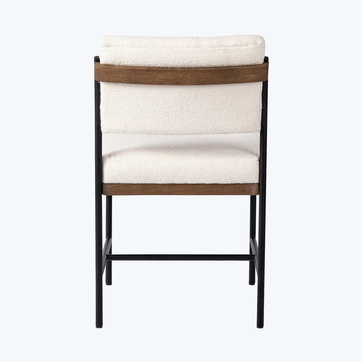 Houston Benton Dining Chair Performance Boucle Cloud