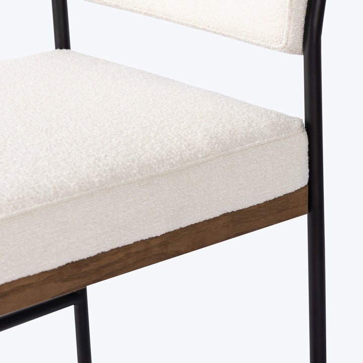 Houston Benton Dining Chair Performance Boucle Cloud