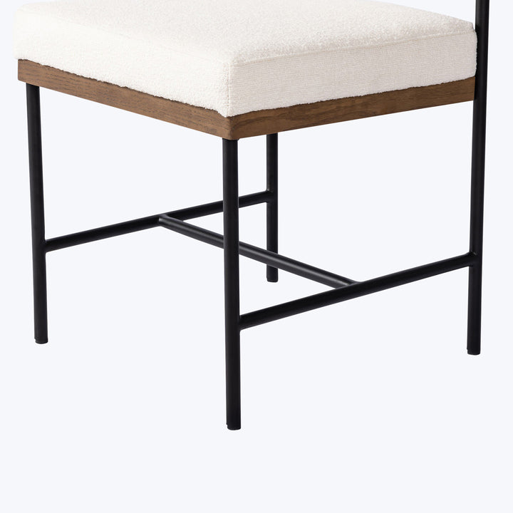 Houston Benton Dining Chair Performance Boucle Cloud