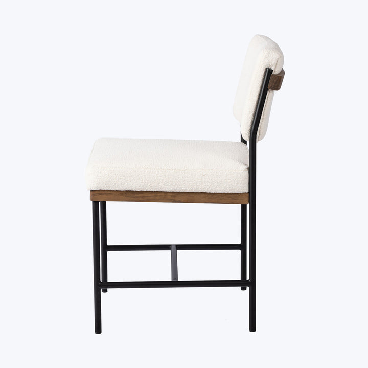 Houston Benton Dining Chair Performance Boucle Cloud