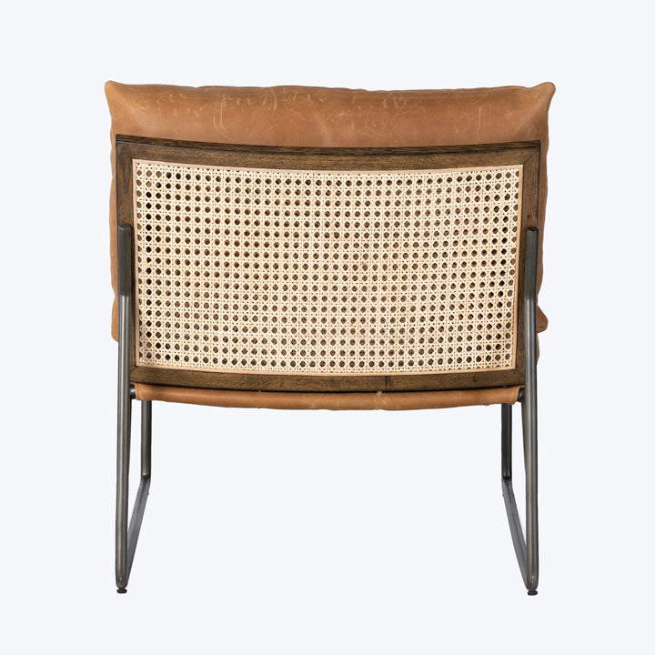 Houston Leather Elias Chair