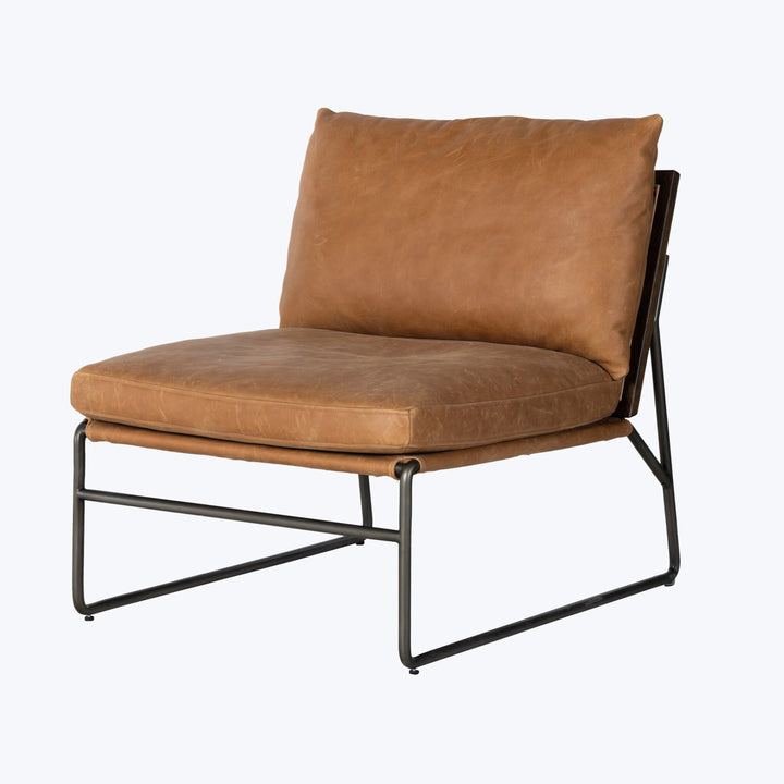 Houston Leather Elias Chair
