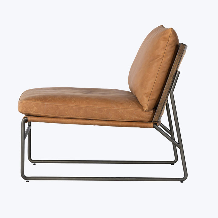 Houston Leather Elias Chair