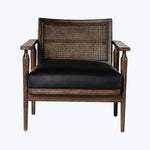 Houston Xavier Chair Leather Black