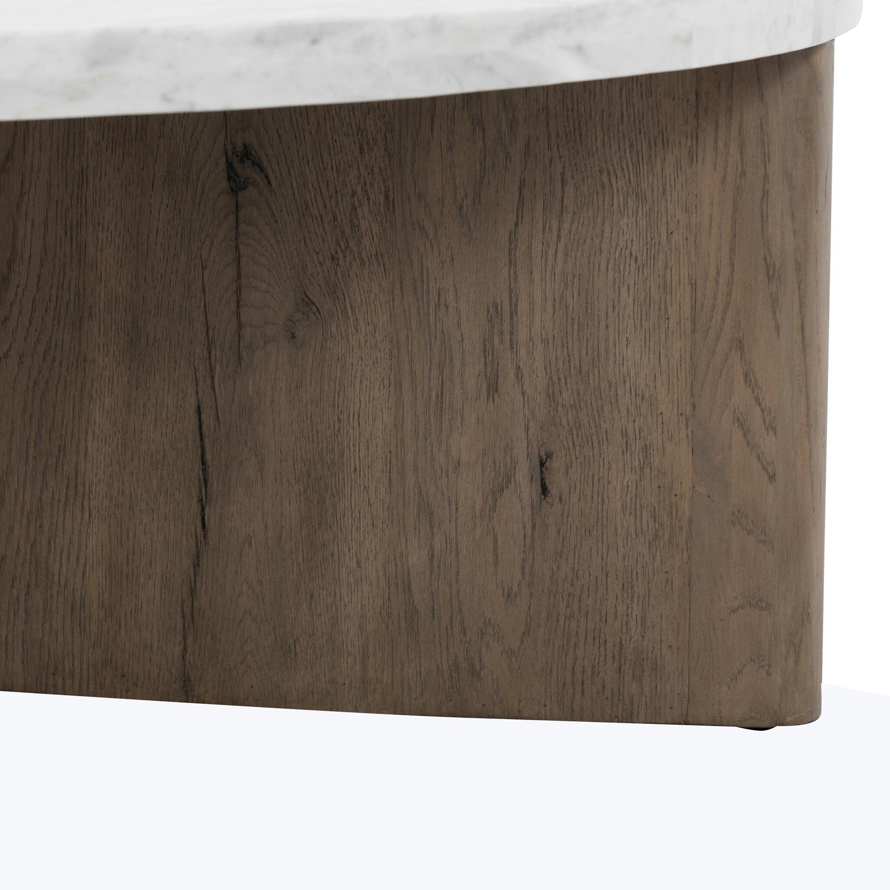 Houston Toli Italian Marble Coffee Table Rustic Grey