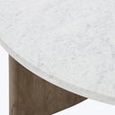 Houston Toli Italian Marble Coffee Table Rustic Grey