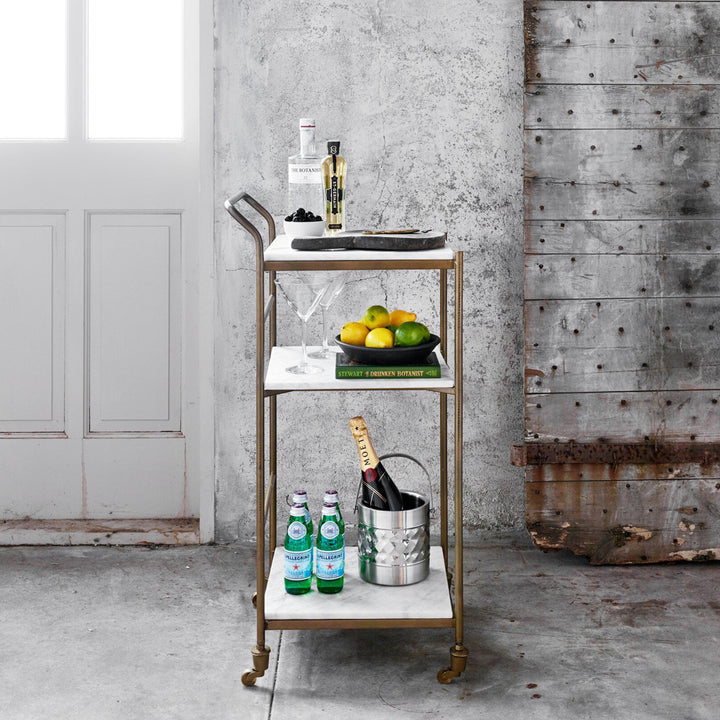Houston Felix Bar Cart Square