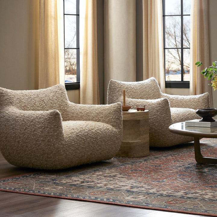 Margot Swivel Chair Solema Cream