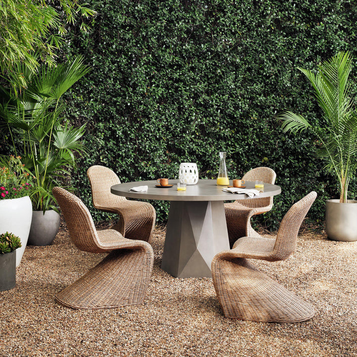 Houston Portia Indoor, Outdoor Dining Chair Vintage Natural