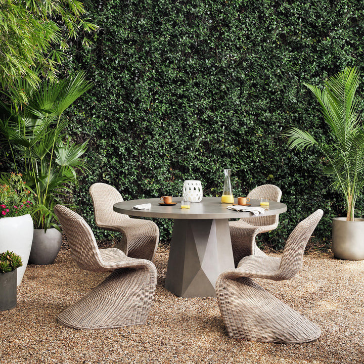 Houston Portia Indoor, Outdoor Dining Chair Vintage White