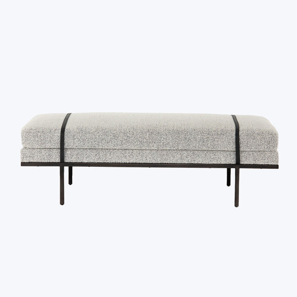 Houston Harris Accent Bench Grey