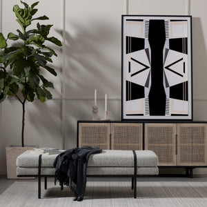 Houston Harris Accent Bench Grey - hover