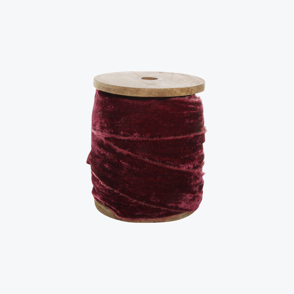 Frayed Velvet Ribbon