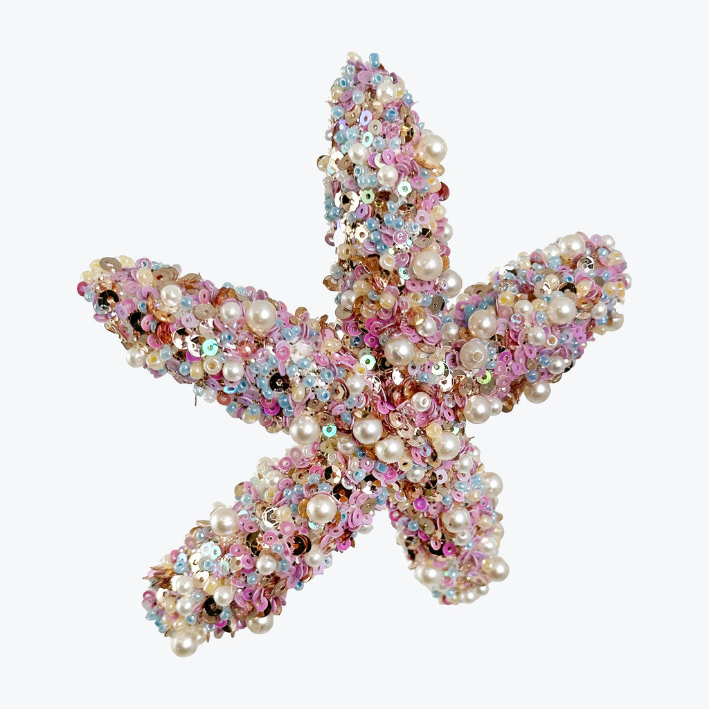 Pearly Purple Sea Star Ornament