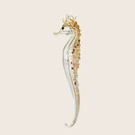 Light Brown Glass Seahorse Ornament