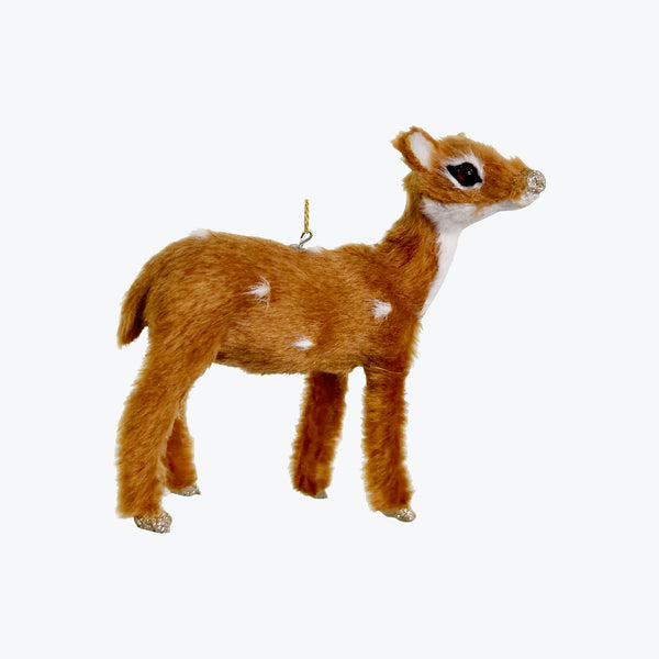 Glitter Nose and Feet Bambi Ornament