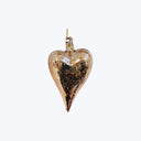 Assorted Rose Gold Heart Glass Ornament