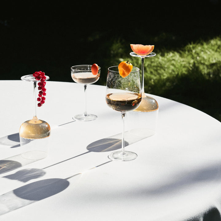 Midnight Flowers Champange Flute, Camelia Aubergine