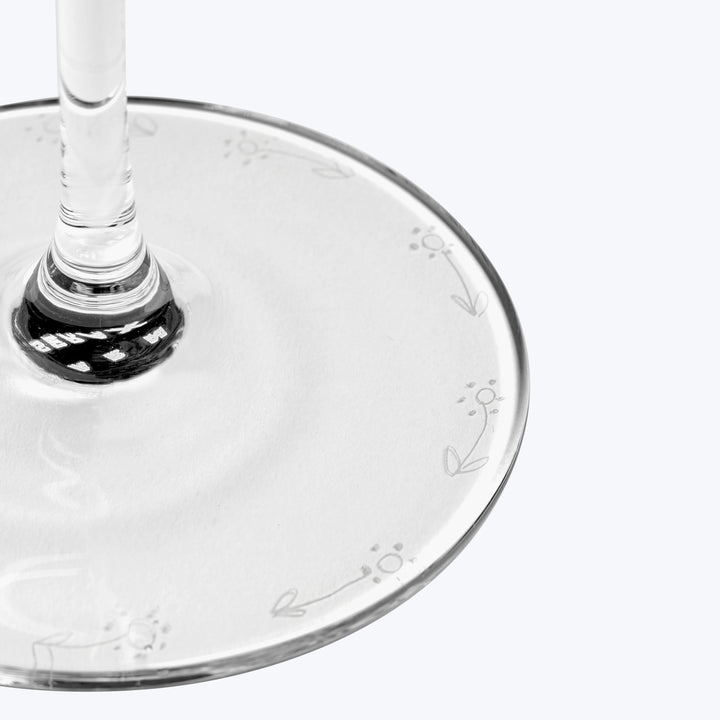 Midnight Flowers Champange Coupe, Anemone Vaniglia