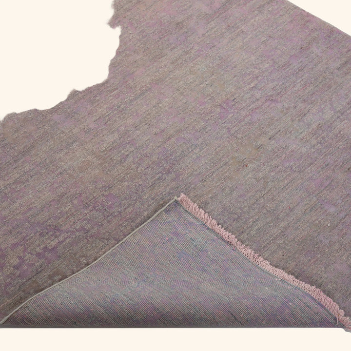 Blue Overdyed Wool Rug - 3'10" x 5'8"