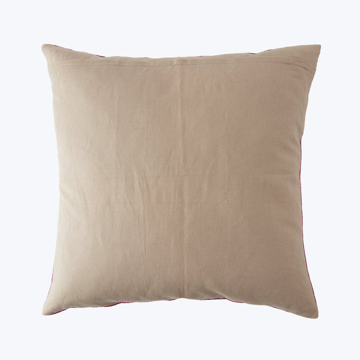 Ikat Garden Vintage Cotton Pillow