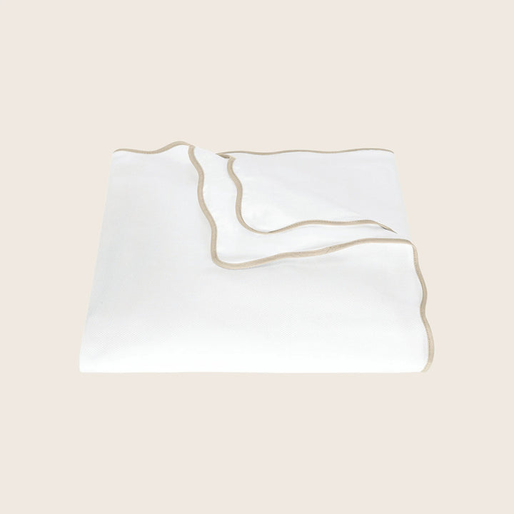 Camilla Cotton Pique Duvet Cover Dune / Twin
