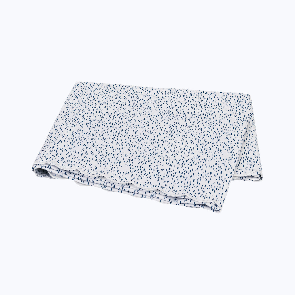 Celine Percale Flat Sheet Prussian Blue / Twin