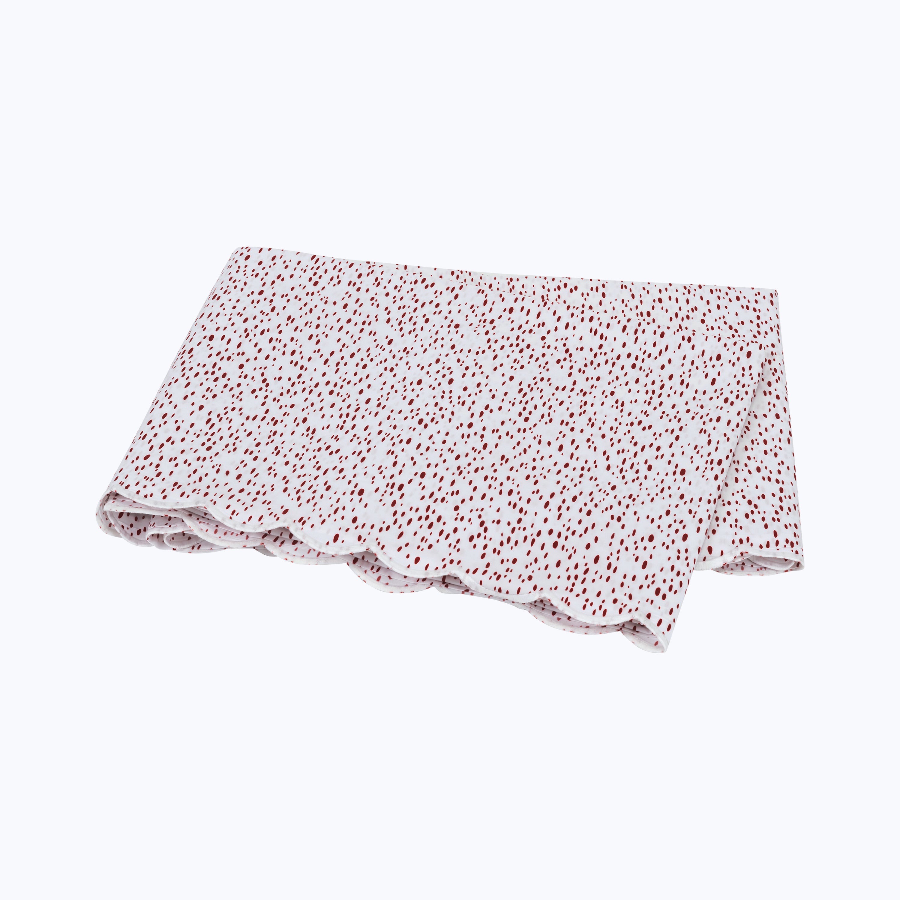 Celine Percale Flat Sheet Redberry / Twin