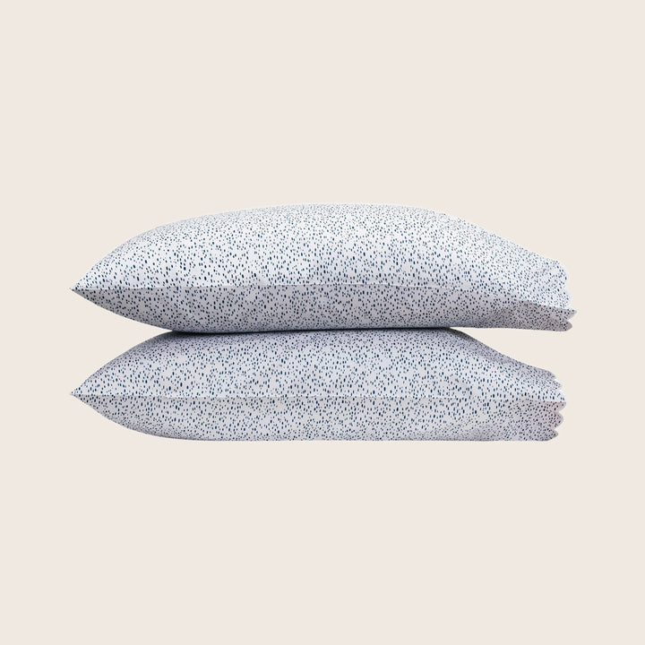 Celine Percale Pillowcases Prussian Blue / Standard - Pair