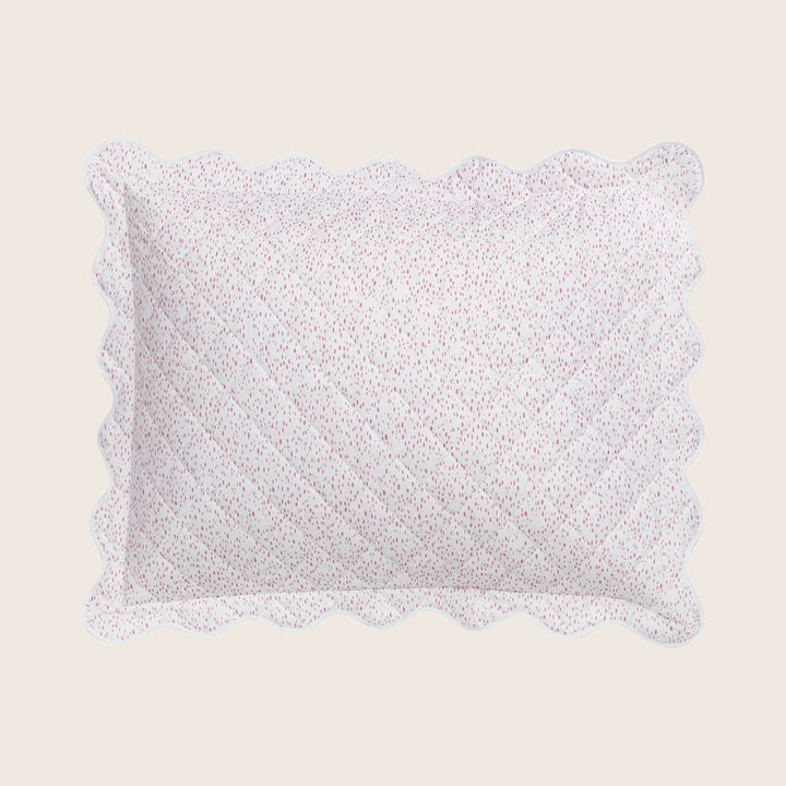 Celine Percale Quilted Sham Pink / Standard