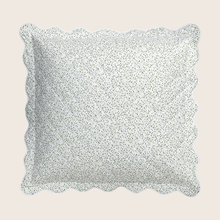 Celine Percale Quilted Sham Grass / Euro