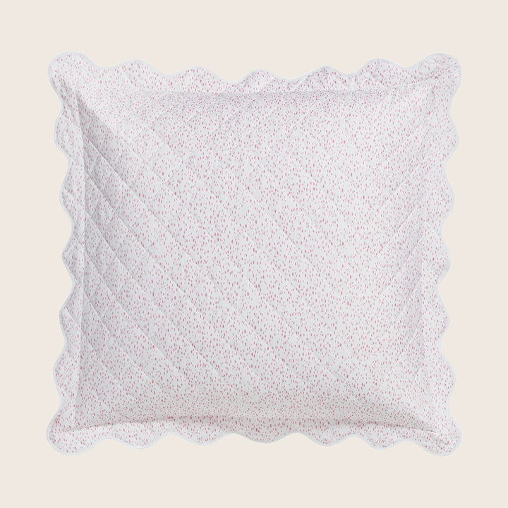 Celine Percale Quilted Sham Pink / Euro