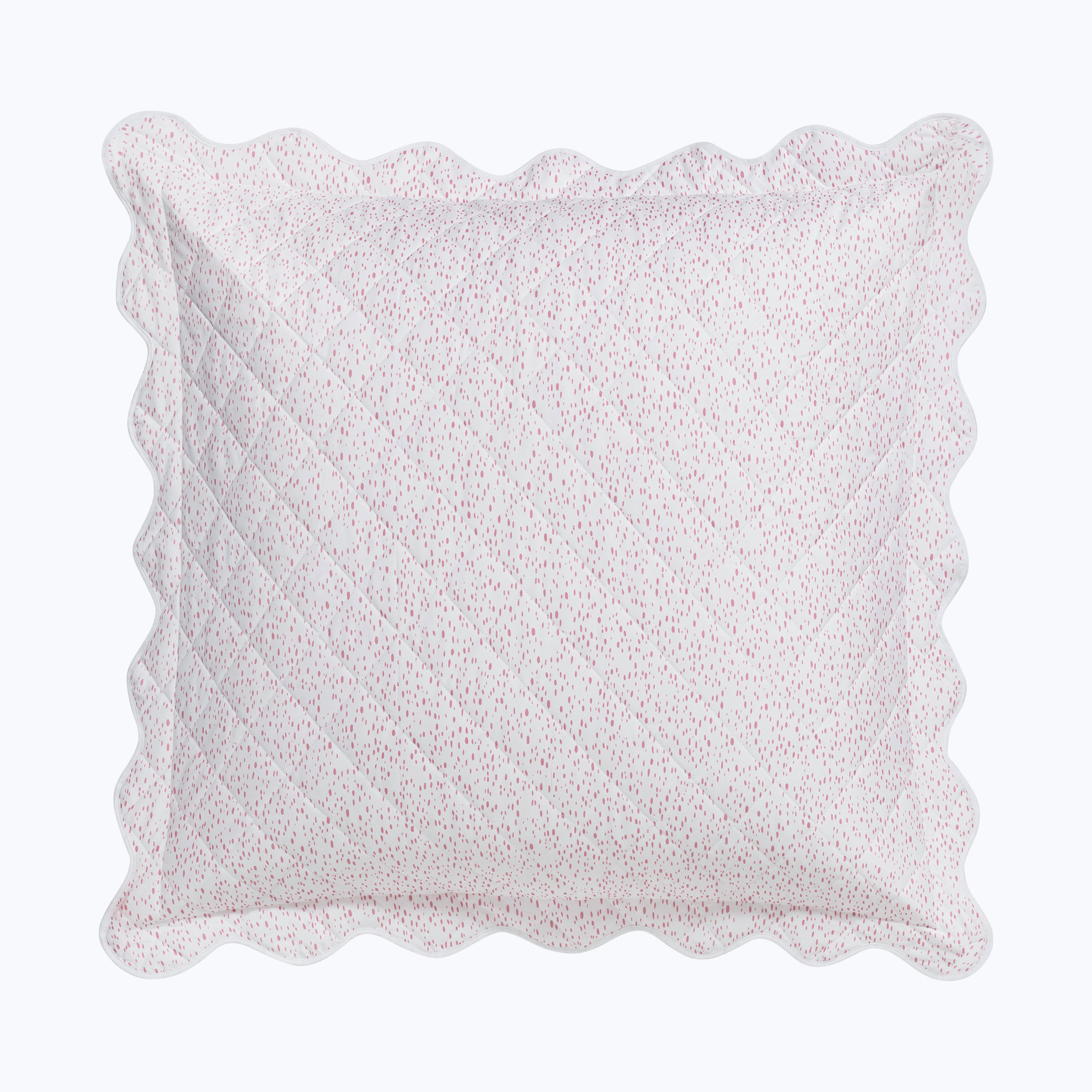 Celine Percale Quilted Sham Pink / Euro