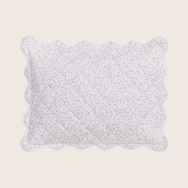 Celine Percale Quilted Sham Pink / Boudoir