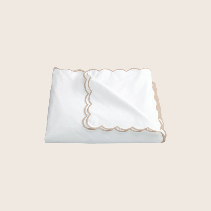 Dakota Percale Duvet Cover Champagne / Twin