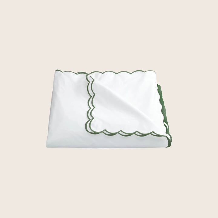 Dakota Percale Duvet Cover Palm / Twin