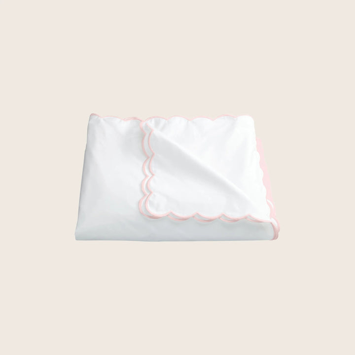 Dakota Percale Duvet Cover Pink / Twin